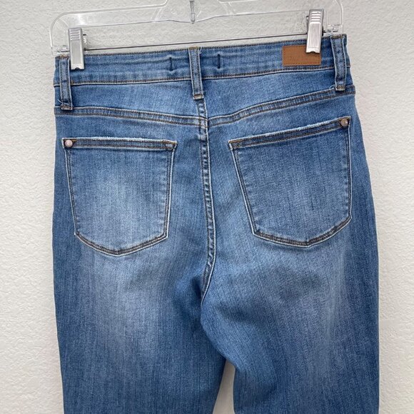 Judy Blue Gwen High Rise Slim Fit Distressed Denim Jeans JB82294 Womens size 27 - Picture 6 of 7